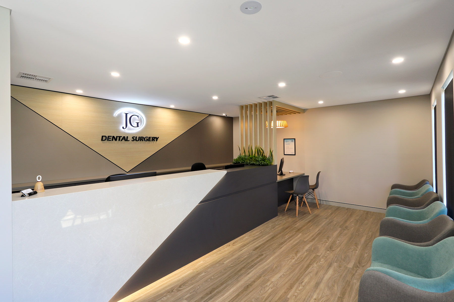 JG Dental reception area