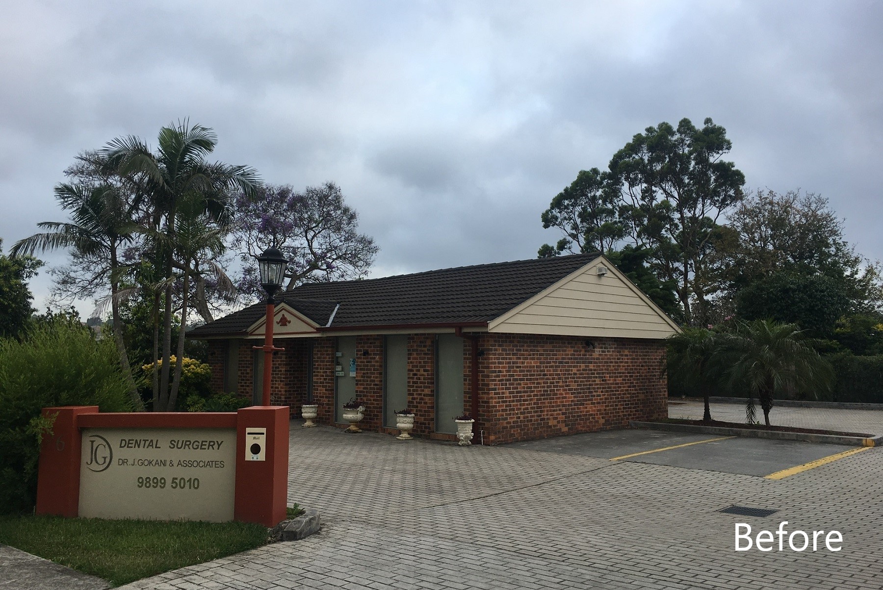 JG Dental exterior before renovation