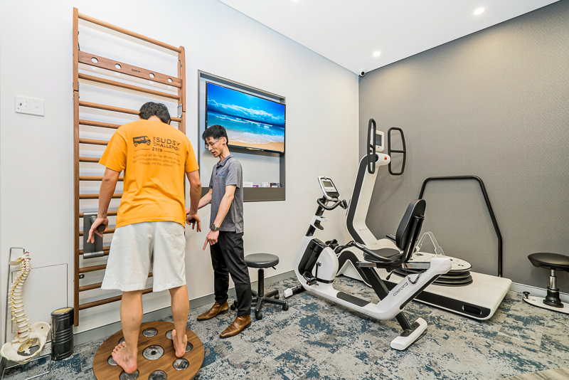 Staywell Physiotherapy exercise area